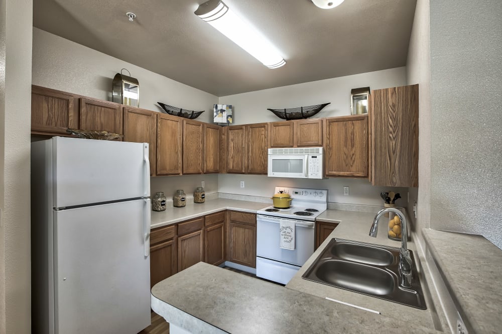 Kitchen at Platte View Landing in Brighton, CO