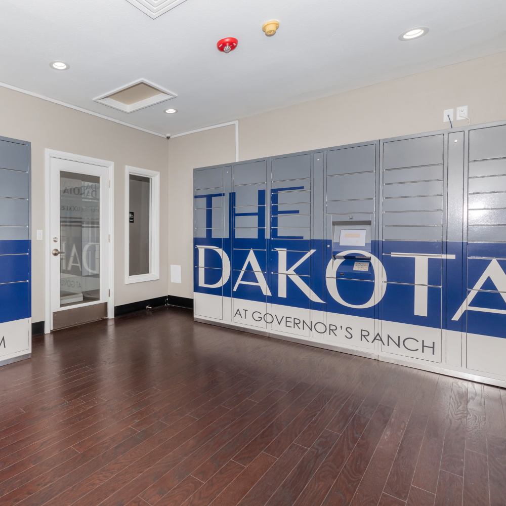 Apartments mail room at The Dakota at Governors Ranch in Littleton,Colorado