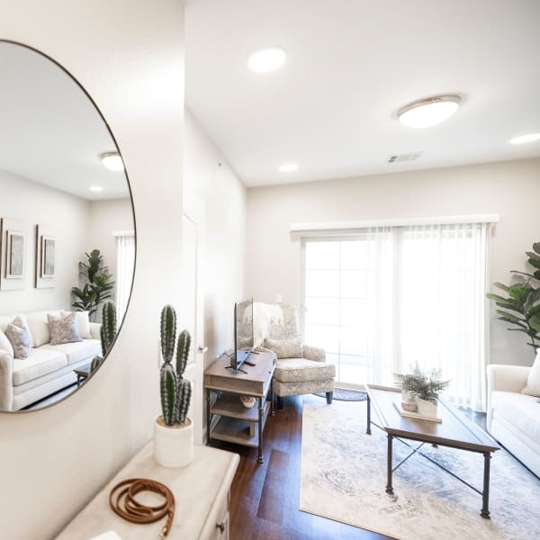 Large studio apartment home at The Madison Senior Living in Kansas City, Missouri