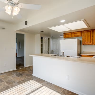 An open kitchen at Reagan Park in Lemoore, California