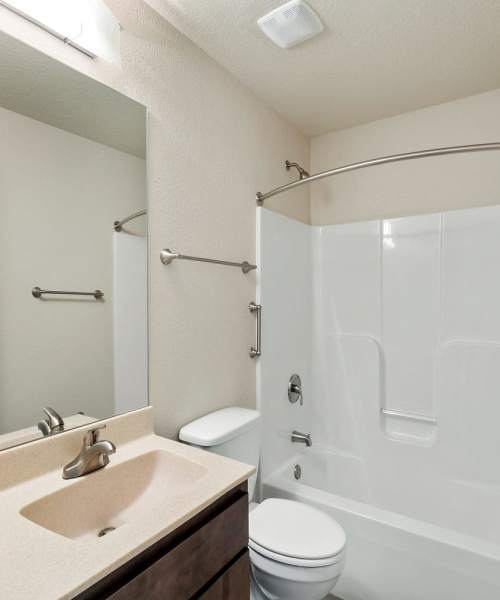 Beautiful bedroom at Lemon Bay Apartments in Englewood, Florida