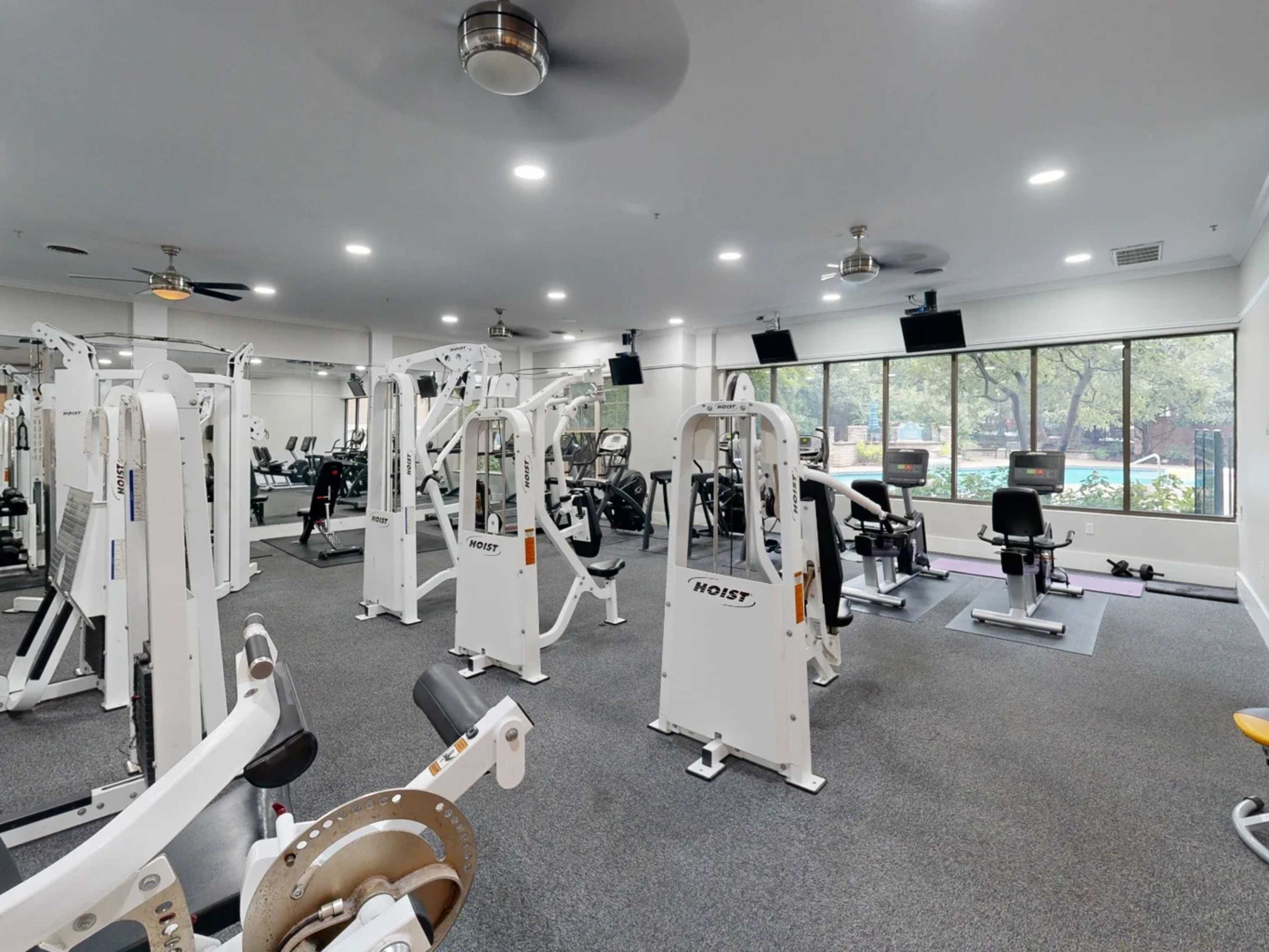 Enjoy apartments with a gym at The Village at Stetson Square in Cincinnati, Ohio