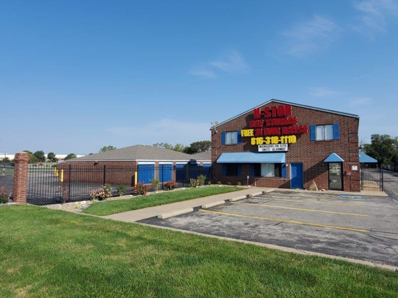 Parking lot at U-Stor Belton in Belton, Missouri