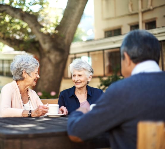 Resident and friends at Prairie House Assisted Living and Memory Care in Broken Arrow, Oklahoma