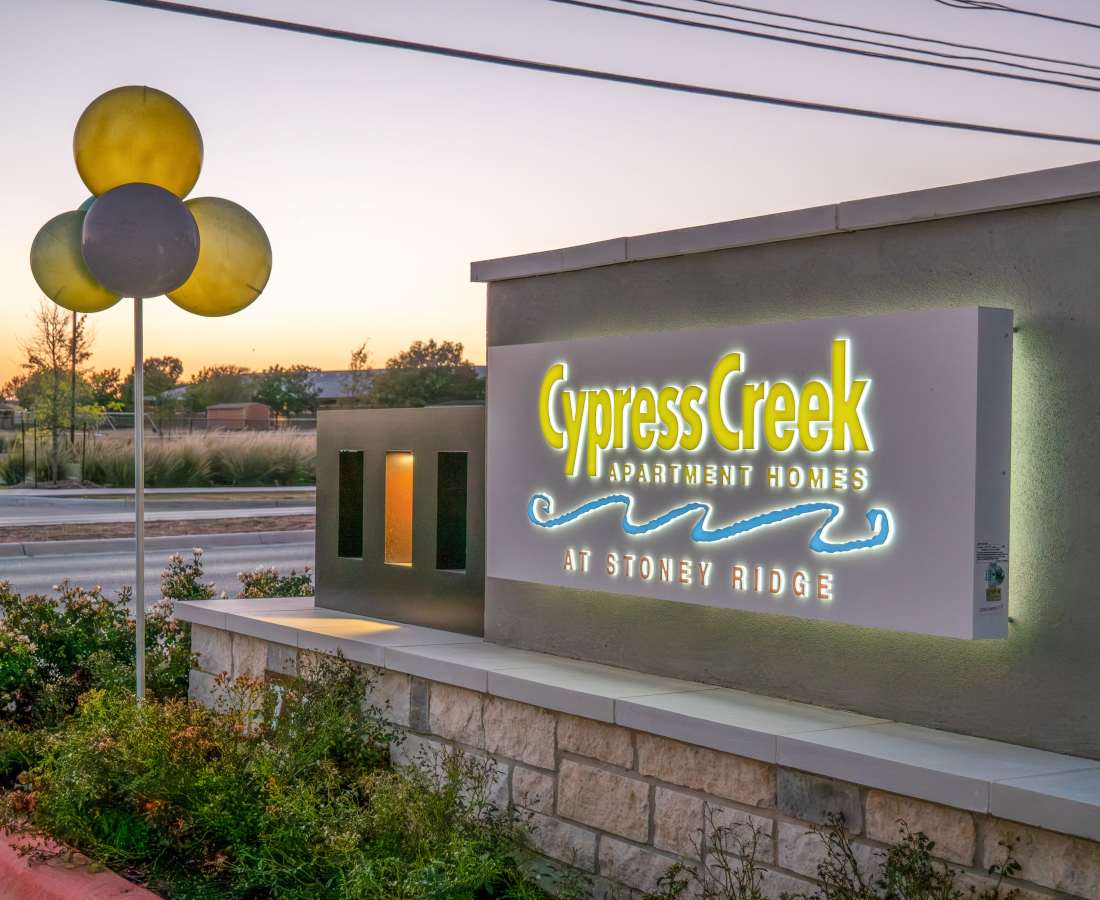 Brand new affordable apartment at Cypress Creek at Stoney Ridge in Del Valle, Texas