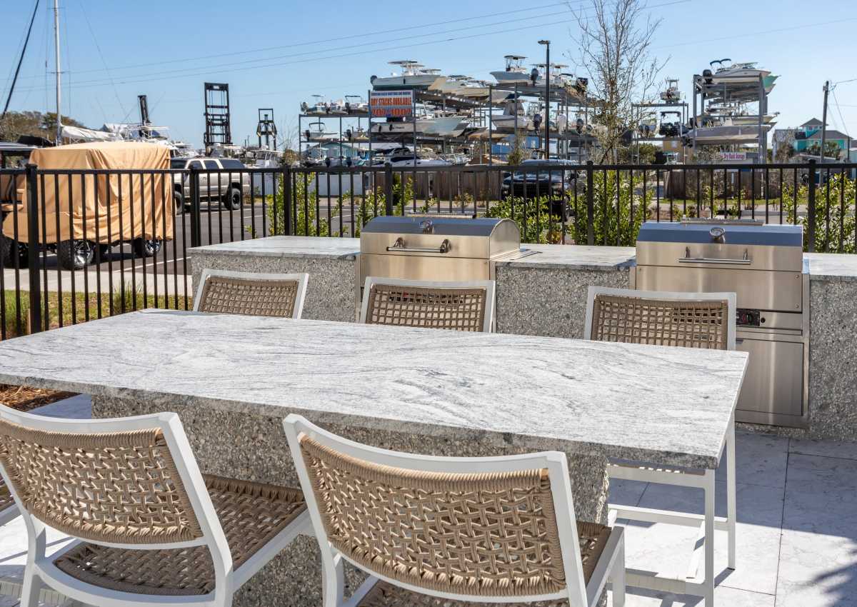 Barbeque grill at Proximity Carolina Beach in Carolina Beach,North Carolina