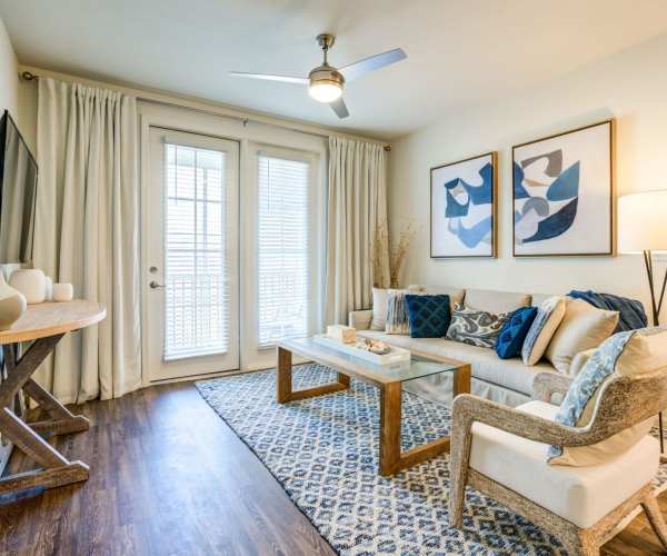 Beautiful living room at The Beacon in New Smyrna Beach, Florida 