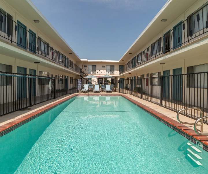 Swimming pool at Rosemead in San Gabriel, California