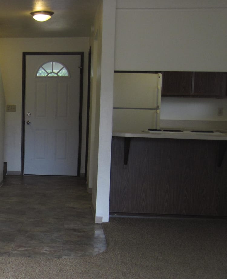 Entryway in apartment at Shasta Park in Eugene, OR