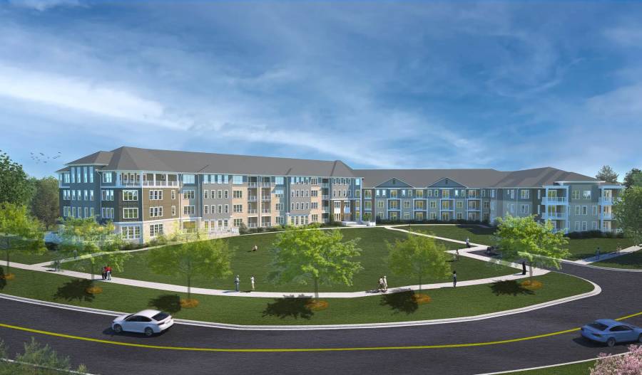Schematic image of the neighborhood at Springhouse Square in Charlotte, North Carolina