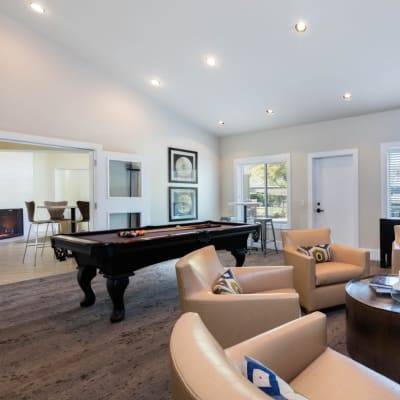 View of residents clubhouse at Haven at Golf Creek in Portland, Oregon
