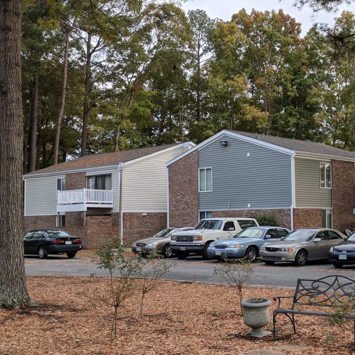 Parking lot at Residences at Sonoma Woods inNewport News, VA