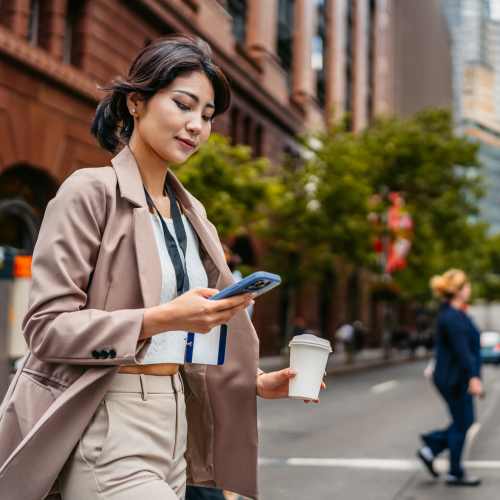 Woman exploring near Novel Midtown in Atlanta, Georgia