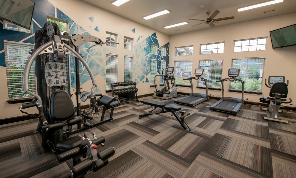 Gym at Cascata Apartments in Tulsa, Oklahoma