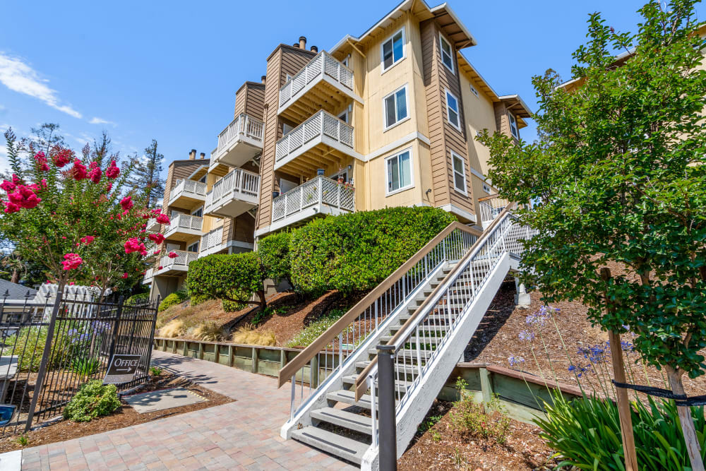 Rendering of apartments at Quail Hill Apartments in Castro Valley, California