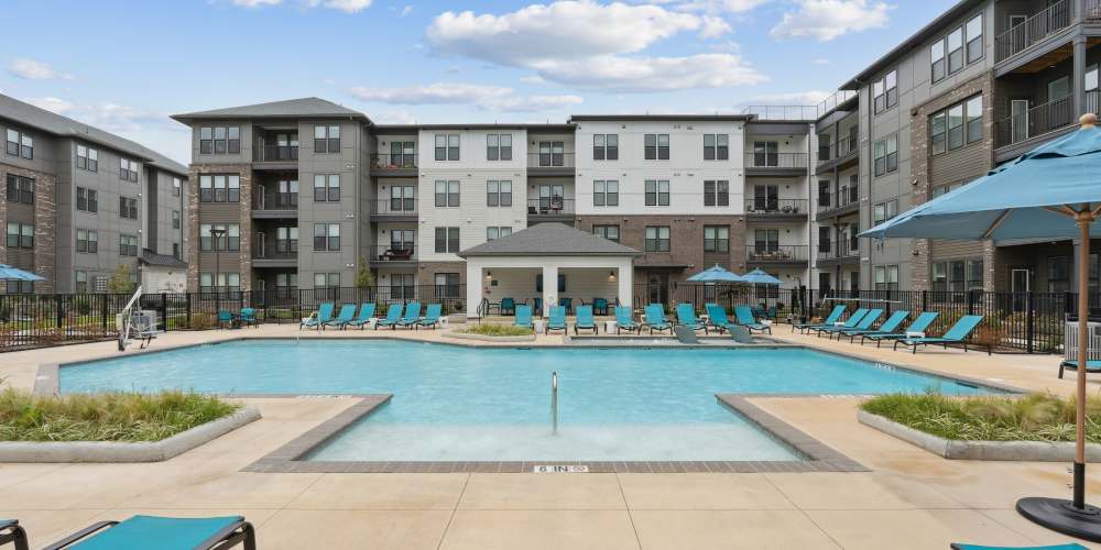 brand new apartments for rent near richmond VA Kitchen with grey shaker-style cabinets at The Brook in Glen Allen, Virginia