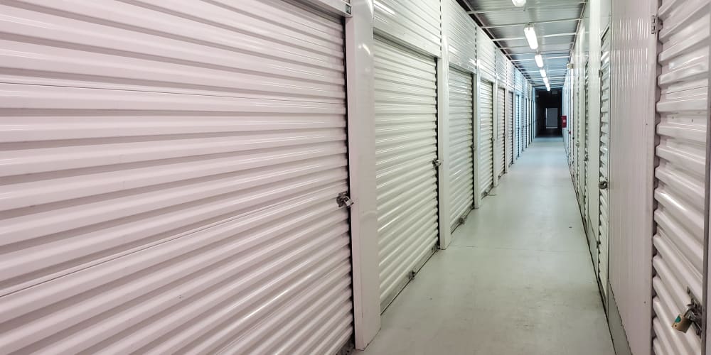 Indoor climate controlled units at StorQuest Self Storage in Aurora, Colorado