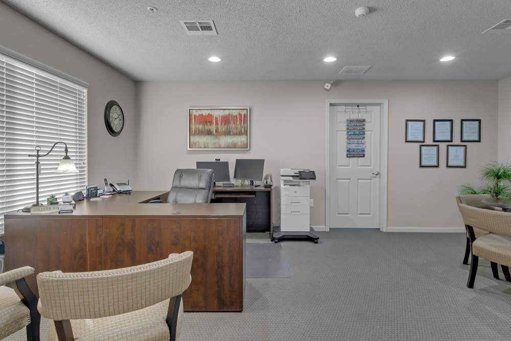 Leasing office at River Ridge in Sand Springs, Oklahoma