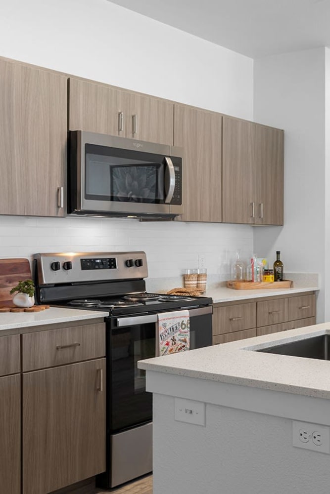 Modern kitchen at Cielo in Santa Fe, New Mexico