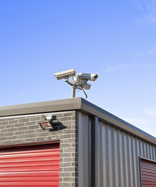 One of our security cameras at Global Self Storage in Edmond, Oklahoma