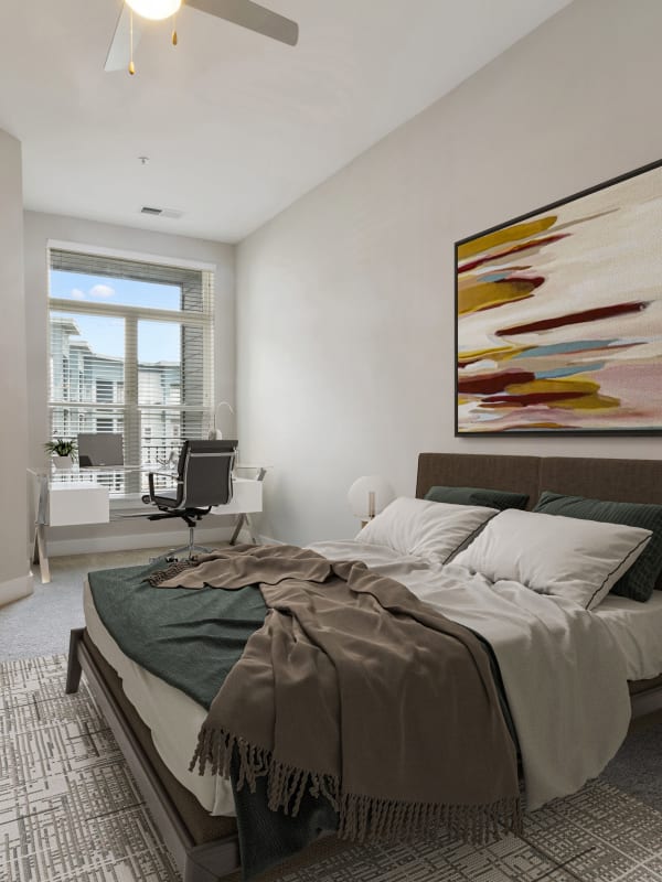 Bedroom at Lantower BullHouse in Durham, North Carolina