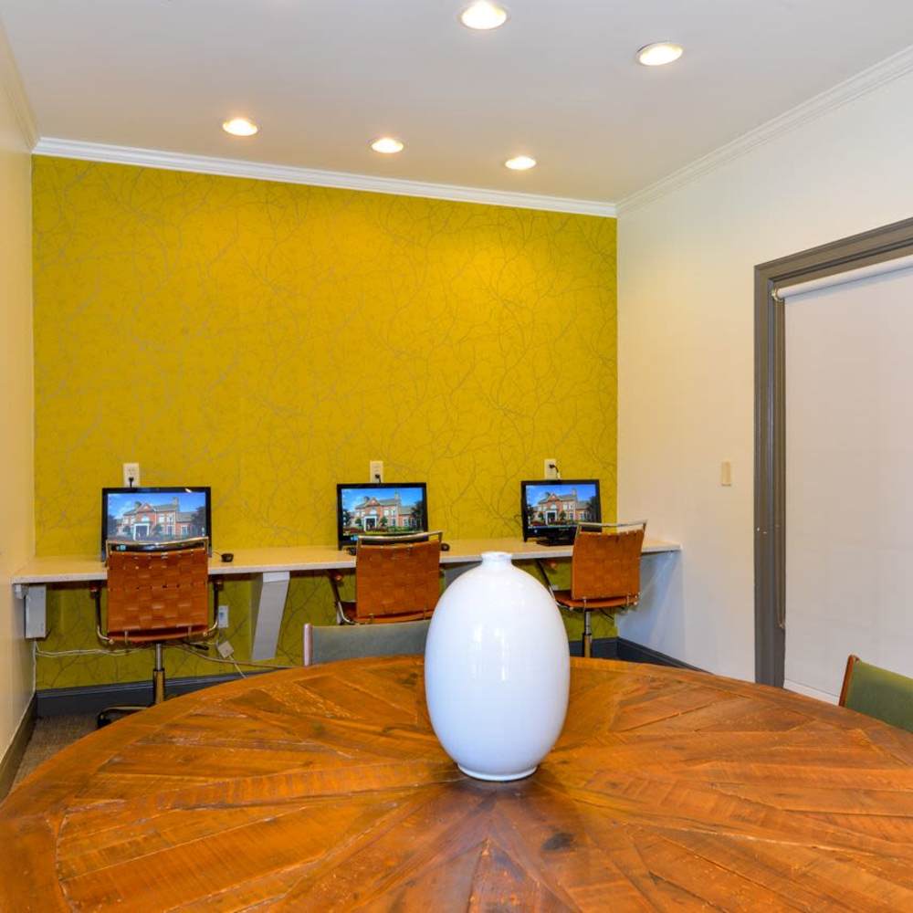 Business center at Madison at Schilling Farms in Collierville, Tennessee
