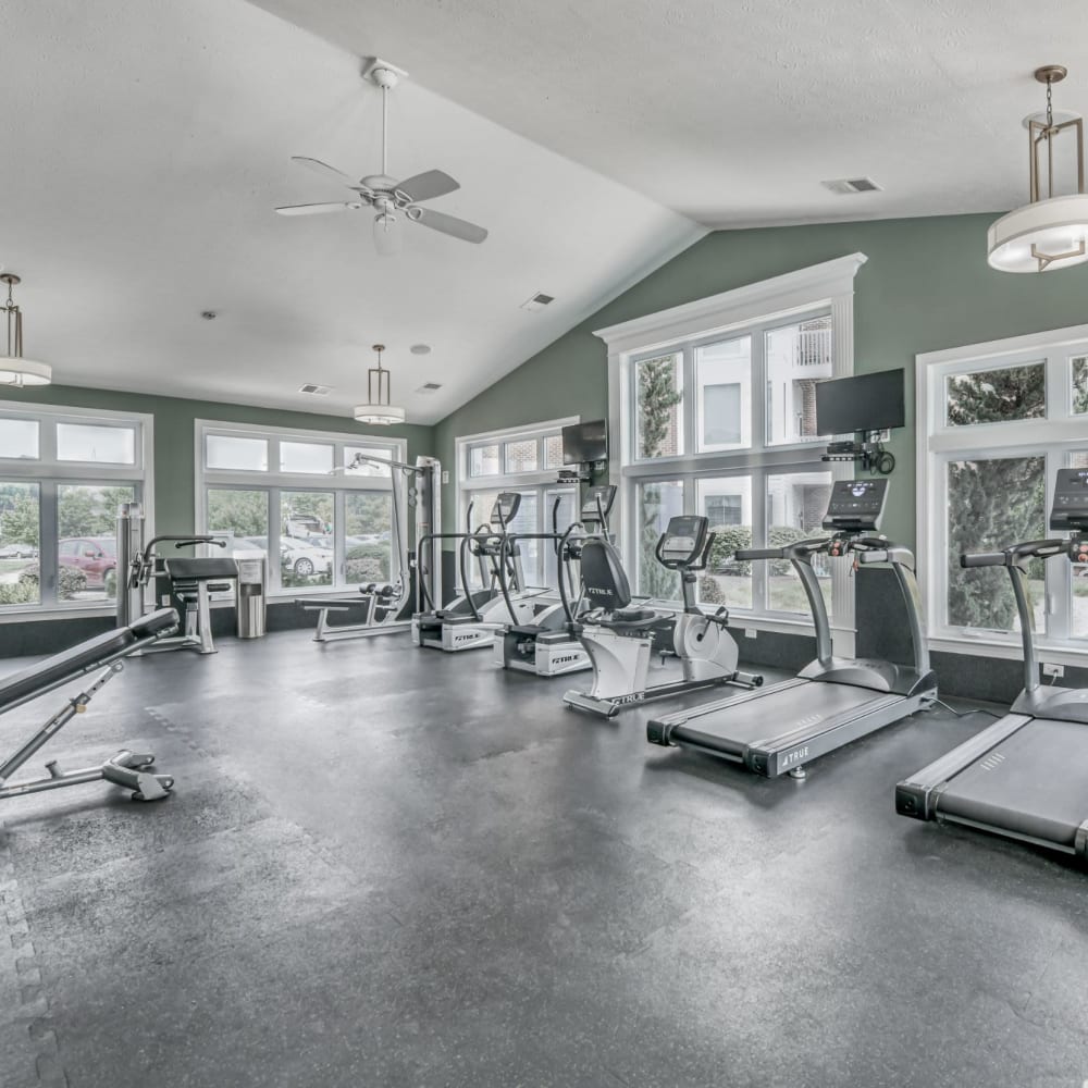 Well equipped fitness center at Kennedy Highlands, Mc Kees Rocks, Pennsylvania