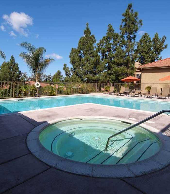 Swimming pool at Shadowridge Summerwind in Vista, California