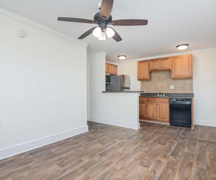 Ceiling fan at Ocean View Living in Norfolk, Virginia
