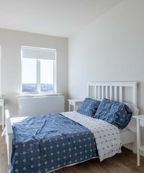 Bedroom at Hilltop Senior in Irvington, New Jersey