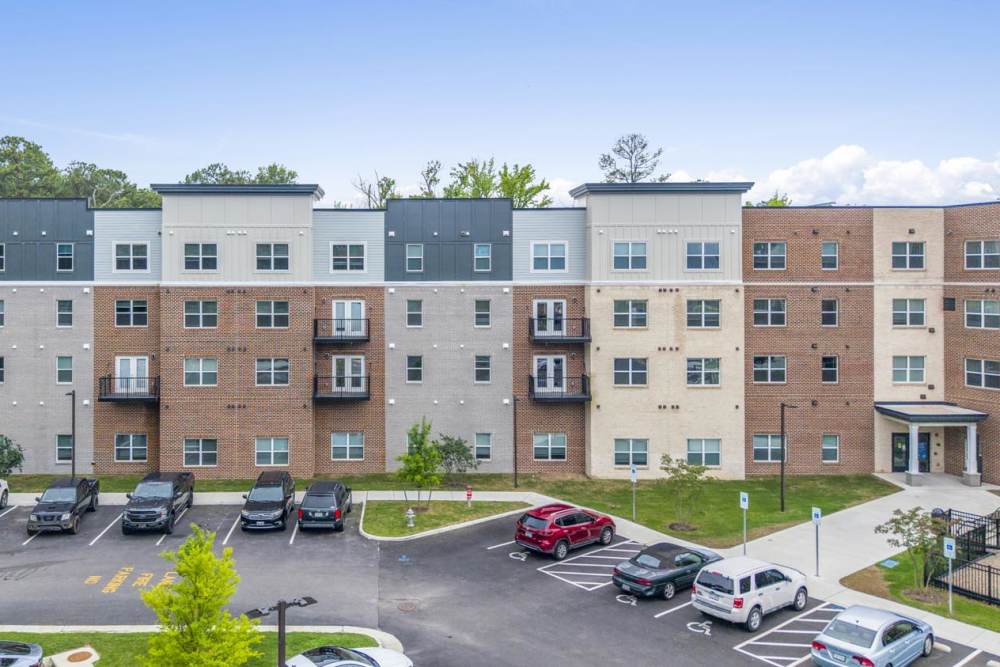Community apartment view at Lambert Landing I in Chester, Virginia