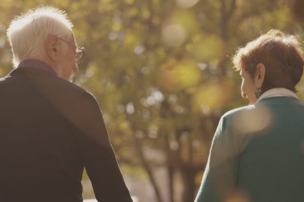 Residents walking at Farmington Square Gresham in Gresham, Oregon