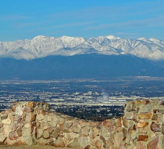 Mountain views near Merrill Gardens at West Covina in West Covina, California