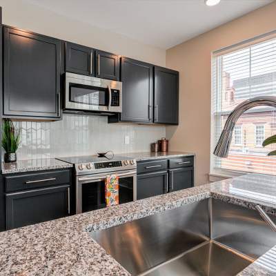 Kitchen at Xander on State in , Ohio