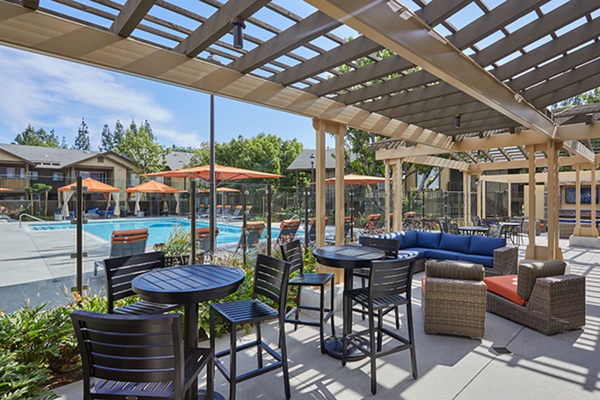 Outdoor spaces at Reserve at Chino Hills in Chino Hills, California