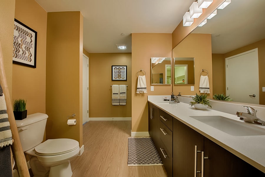 Bathroom model at The TOMSCOT in Scottsdale, Arizona