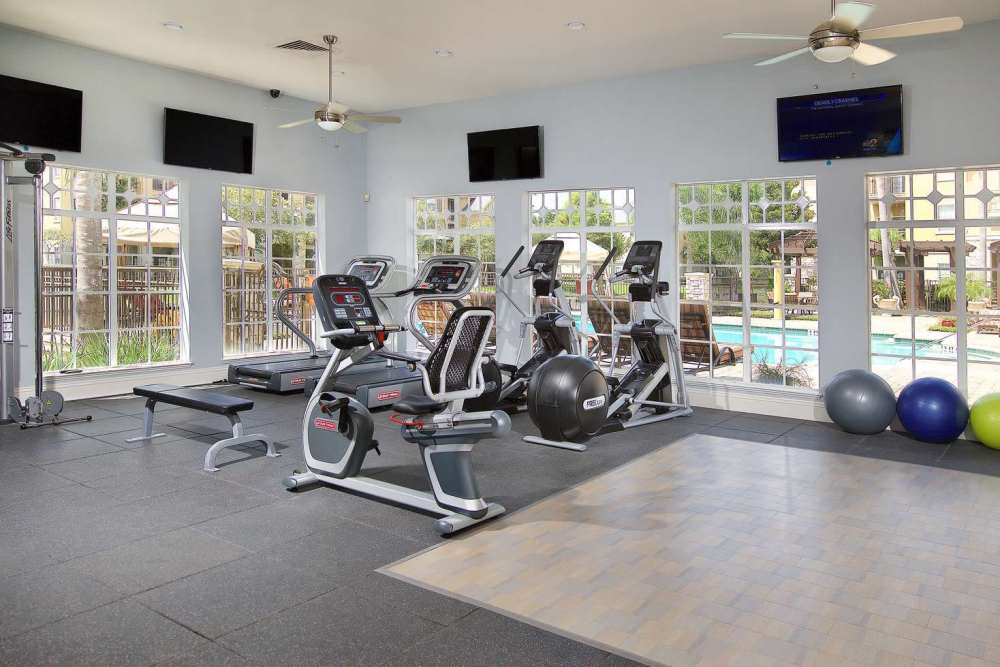 Fitness center at Dawson in Orlando, Florida