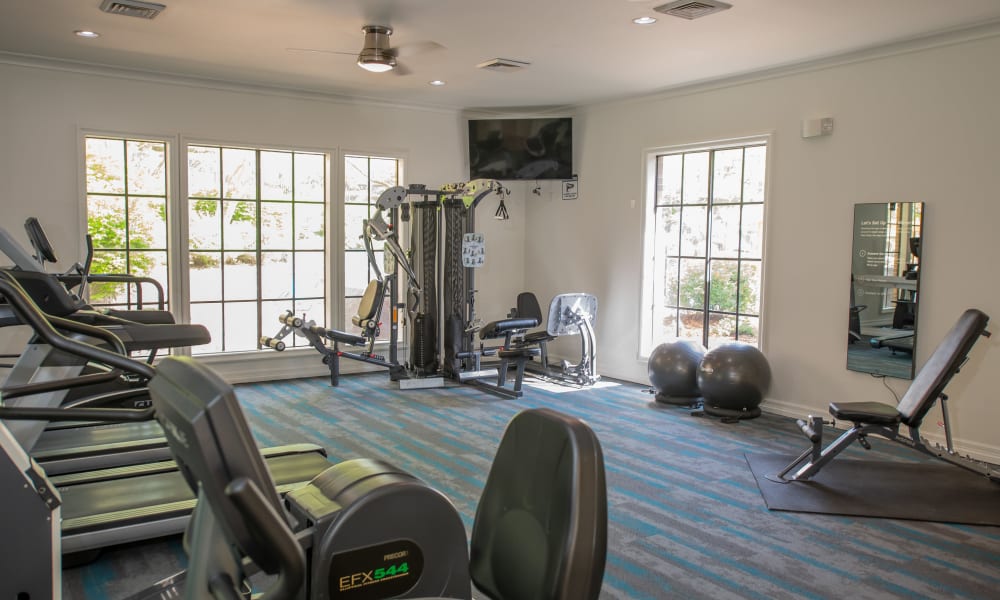 Gym at Arbors of Pleasant Valley in Little Rock, Arkansas