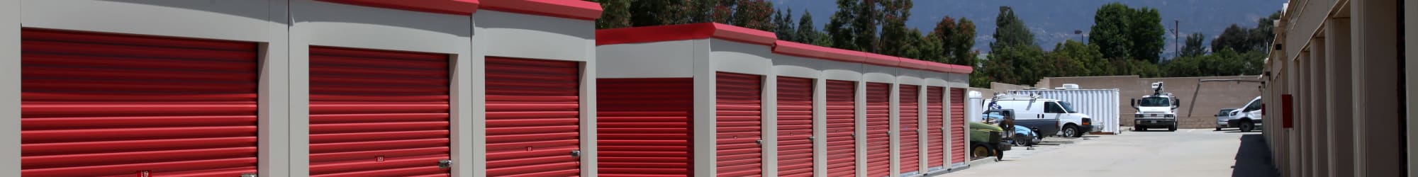 Moving truck available at Trojan Storage in Rancho Cucamonga, California