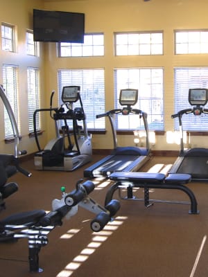 Fitness center at Park at Coulter in Amarillo, Texas