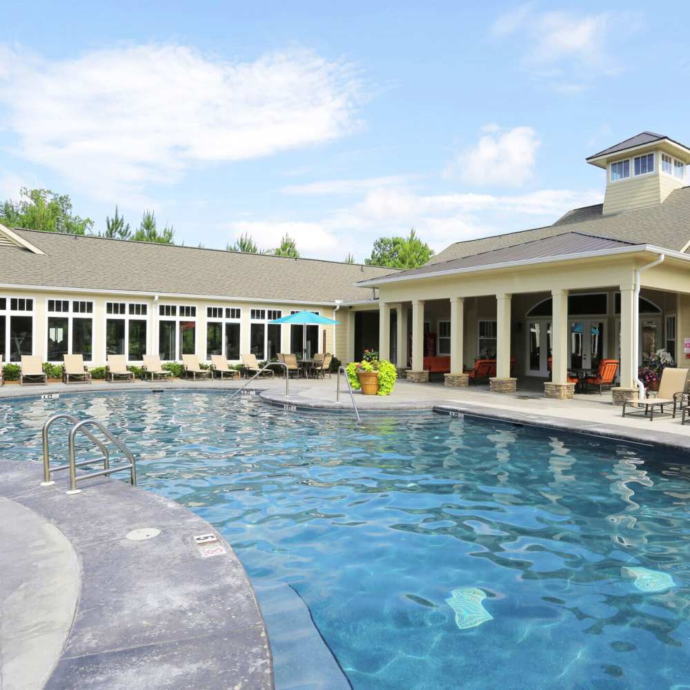 Swimming pool with sundecks at Preserve At Columbus Park in Columbus, Georgia