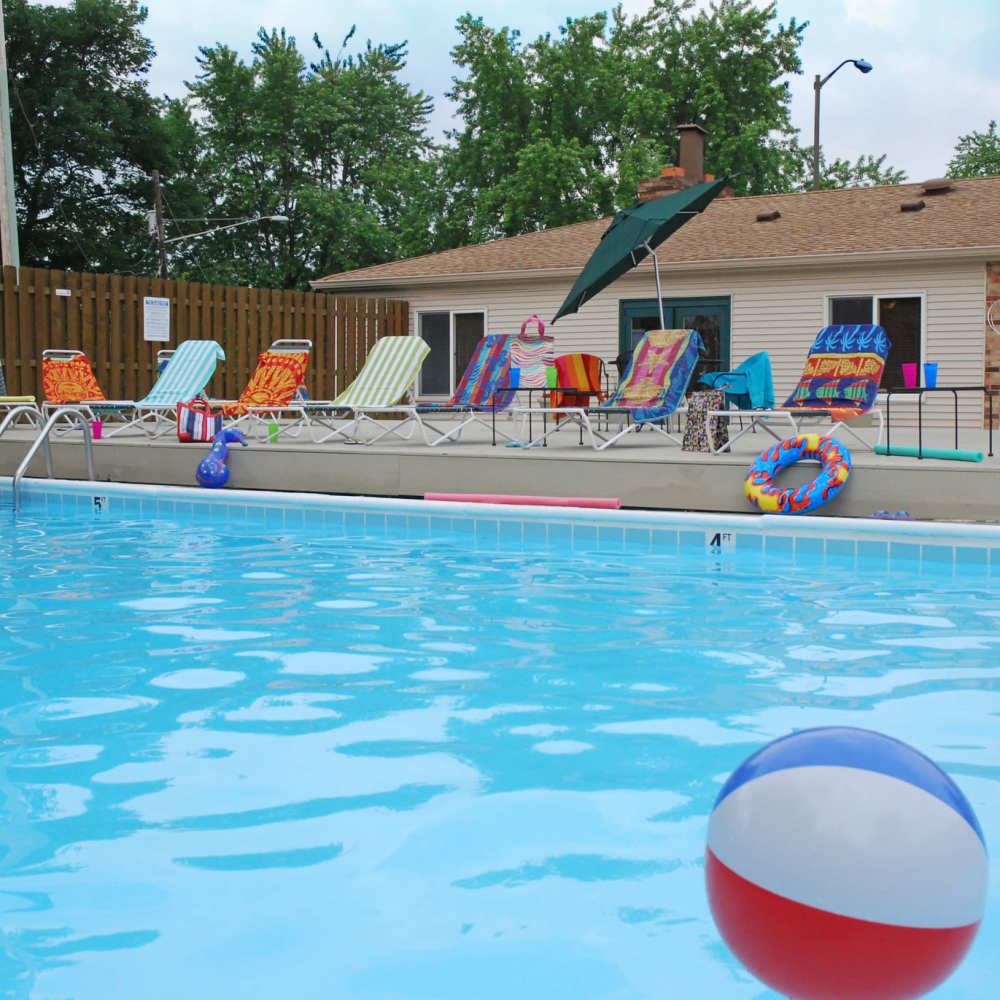 Swimming pool at The Sycamores in Indianapolis,Indiana