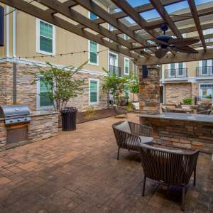 Seating area at Red Knot at Edinburgh in Chesapeake, Virginia
