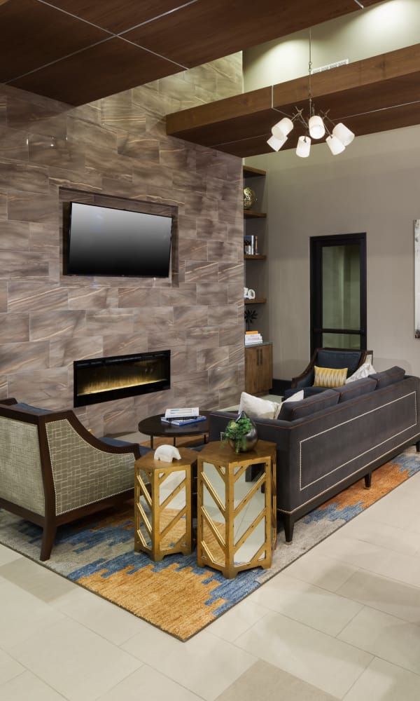 Modern clubhouse at Berkshire Amber in Dallas, Texas