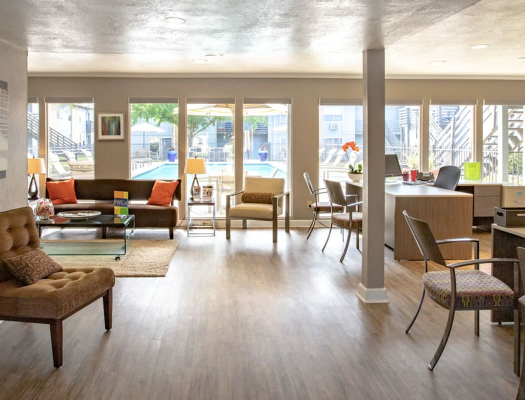Clubhouse at Willowick Apartments in College Station, Texas