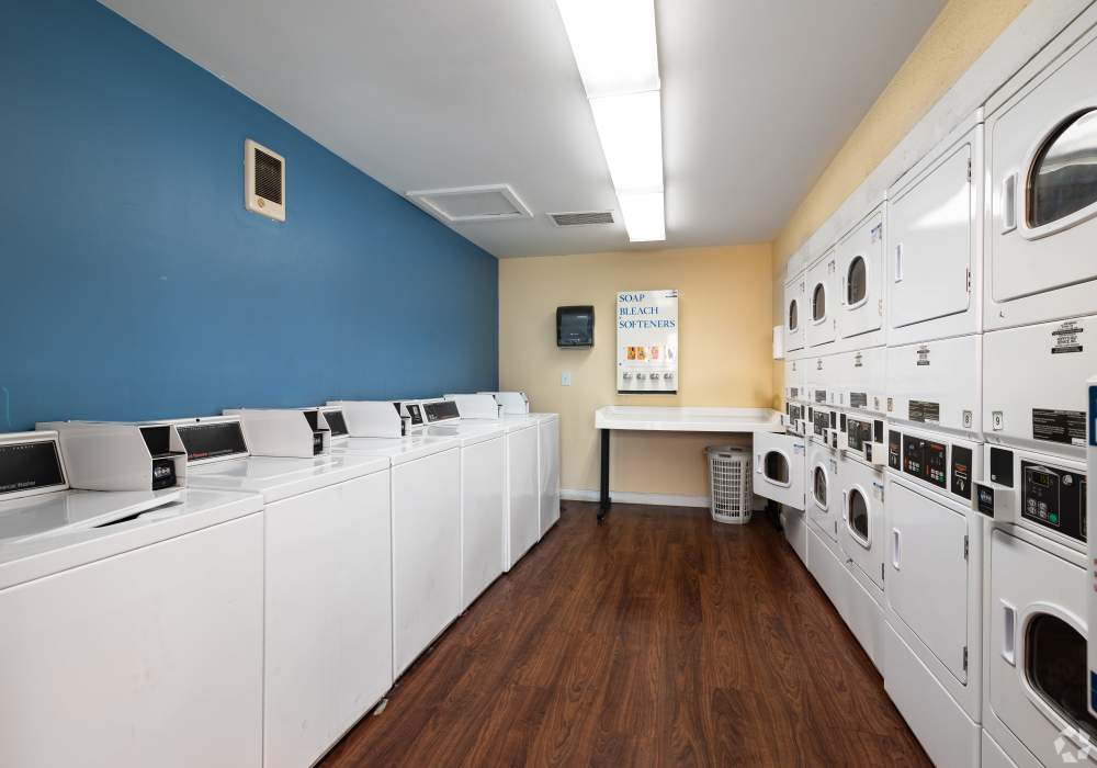 Laundry facility at West End Terrace Apartments in St. Louis, Missouri
