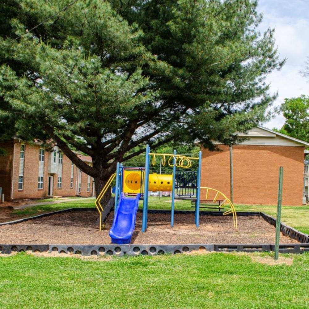 The playground at Vista Villa in Charlotte, North Carolina