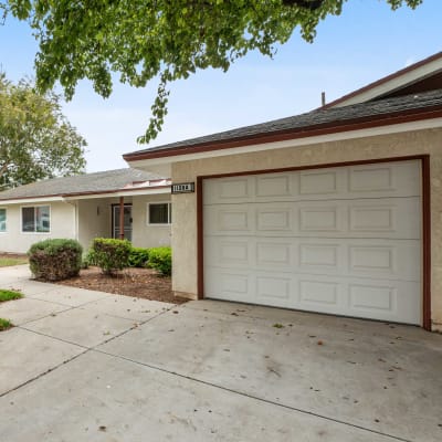 A private garage attached to a home at Coral Sea Cove in Port Hueneme, California