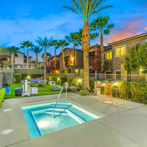 Hot tub at Domain, Henderson, Nevada