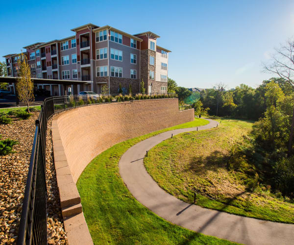 Walking trail at Altitude 970 in Kansas City, Missouri